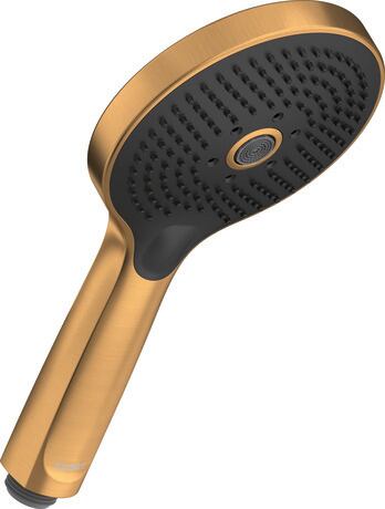 Hand shower 3jet Click! MinusFlow, UV0652017004 bronze Brushed, Ø 120 mm