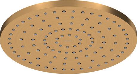 Showerhead, UV0662018004 Round, Diameter of showerhead: 250 mm, bronze Brushed