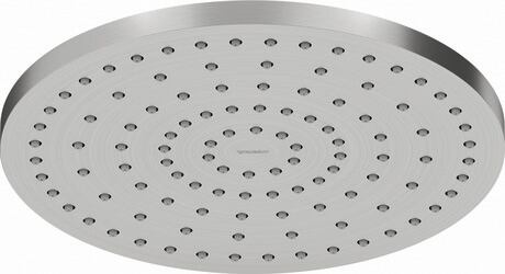 Showerhead 1jet 250 MinusFlow, UV0662018070 Round, Diameter of showerhead: 250 mm, Flow rate (3 bar): 9 l/min, Stainless steel Brushed