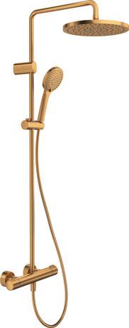 Shower system 1000 MinusFlow, TH4282008004 bronze Brushed, Centre distance: 150 mm ± 15 mm