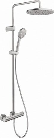 Shower system 1000 MinusFlow, TH4282008070 Stainless steel Brushed, Centre distance: 150 mm ± 15 mm
