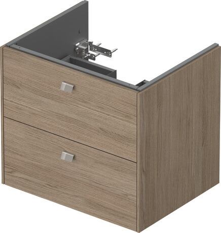 Vanity Cabinet, BR410101035 Oak Terra Matte, Decor, Handle Chrome