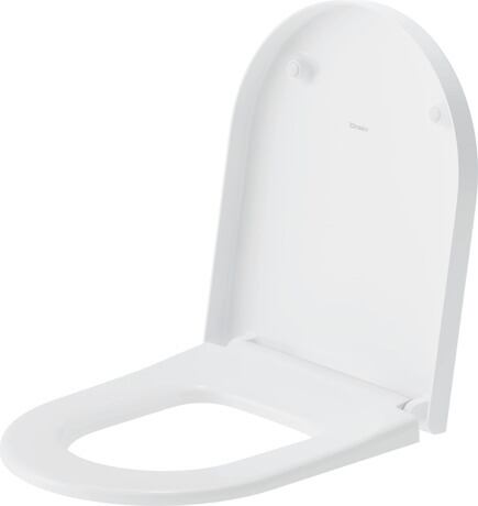Toilet seat, 0022692600 White Satin Matt