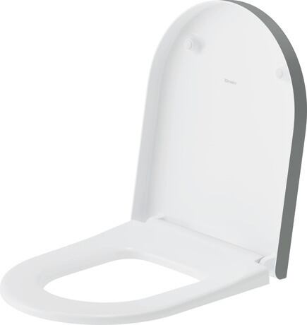 Toilet seat, 002269FD00 Light grey Matt