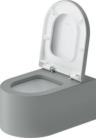 Wall-mounted toilet, 250409FD00 Interior colour White High Gloss, Exterior colour Light grey Matt