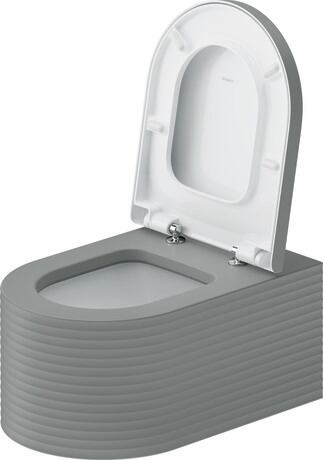Wall-mounted toilet, 250509FD00 Interior colour White High Gloss, Exterior colour Light grey Matt