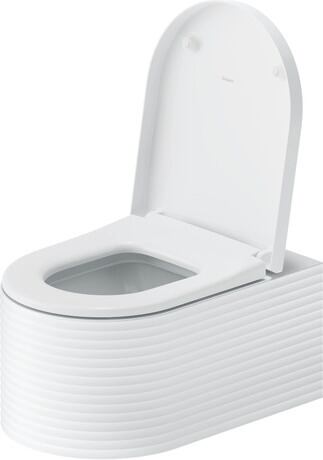 Wall-mounted toilet, 250509FF00 Interior colour White High Gloss, Exterior colour White Satin Matt