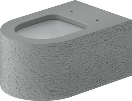 Wall-mounted toilet, 250609FD00 Interior colour White High Gloss, Exterior colour Light grey Matt
