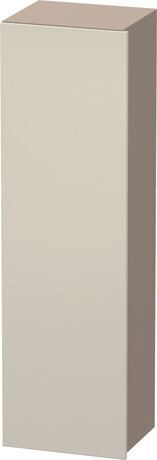 高浴柜, DS1219L9143 铰链位置: 左, 门板: 灰褐色 哑光, 饰面, 主体: 玄武岩色 哑光, 饰面