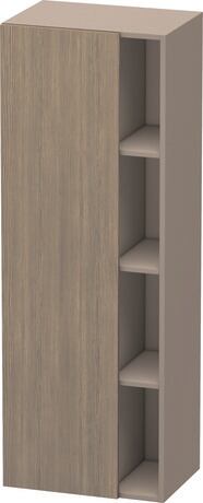 Tall cabinet, DS1239L3543 Hinge position: Left, Front: Oak terra Matt, Decor, Corpus: Basalte Matt, Decor