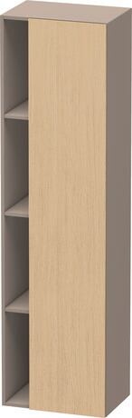 Tall cabinet, DS1249R3043 Hinge position: Right, Front: Natural oak Matt, Decor, Corpus: Basalte Matt, Decor