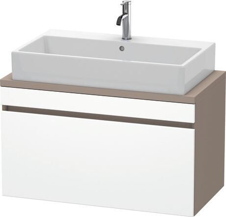 ארון אמבטיה תלוי על הקיר, DS530301843 חזית: לבן מאט, עיצוב, גוף: בזלת מאט, עיצוב