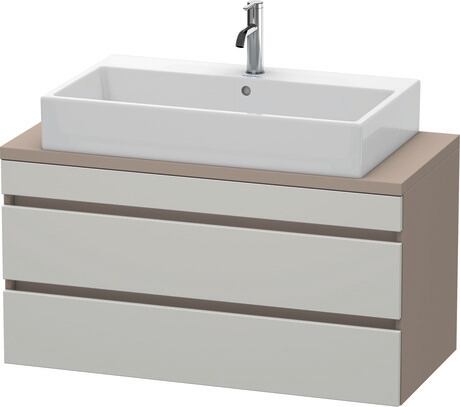 ארון אמבטיה תלוי על הקיר, DS530900743 חזית: אפור בטון מאט, עיצוב, גוף: בזלת מאט, עיצוב