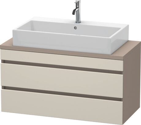 ארון אמבטיה תלוי על הקיר, DS530909143 חזית: אפור-חום מאט, עיצוב, גוף: בזלת מאט, עיצוב