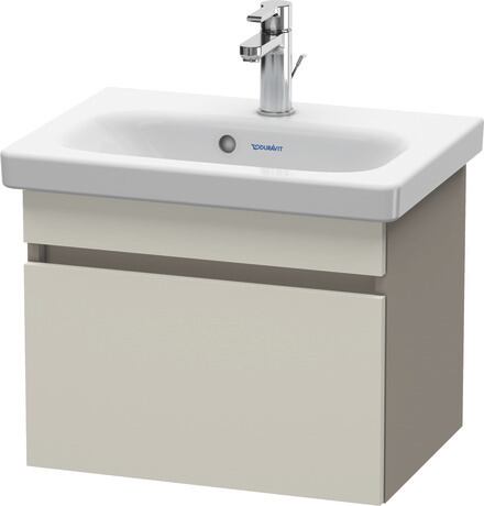 ארון אמבטיה תלוי על הקיר, DS630309143 חזית: אפור-חום מאט, עיצוב, גוף: בזלת מאט, עיצוב