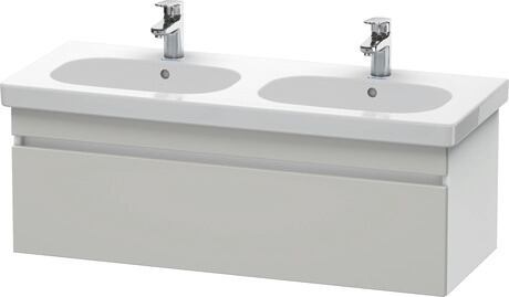 ארון אמבטיה תלוי על הקיר, DS638600718 חזית: אפור בטון מאט, עיצוב, גוף: לבן מאט, עיצוב