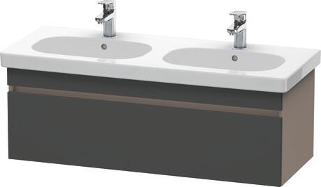 ארון אמבטיה תלוי על הקיר, DS638604943 חזית: גרפיט מאט, עיצוב, גוף: בזלת מאט, עיצוב