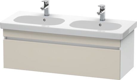 ארון אמבטיה תלוי על הקיר, DS638609118 חזית: אפור-חום מאט, עיצוב, גוף: לבן מאט, עיצוב