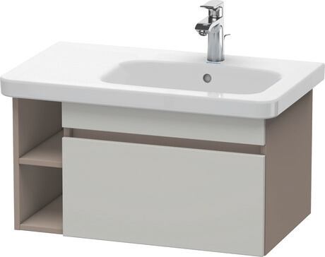 ארון אמבטיה תלוי על הקיר, DS639300743 חזית: אפור בטון מאט, עיצוב, גוף: בזלת מאט, עיצוב