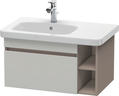 ארון אמבטיה תלוי על הקיר, DS639400743 חזית: אפור בטון מאט, עיצוב, גוף: בזלת מאט, עיצוב