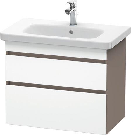 ארון אמבטיה תלוי על הקיר, DS648101843 חזית: לבן מאט, עיצוב, גוף: בזלת מאט, עיצוב