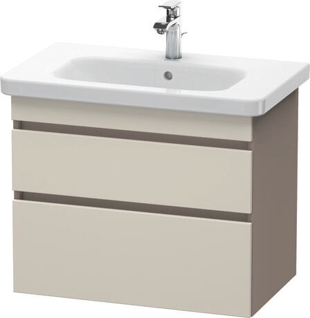 ארון אמבטיה תלוי על הקיר, DS648109143 חזית: אפור-חום מאט, עיצוב, גוף: בזלת מאט, עיצוב
