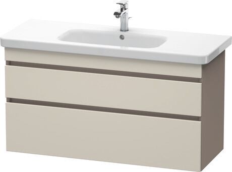 挂壁式浴柜, DS649509143 门板: 灰褐色 哑光, 饰面, 主体: 玄武岩色 哑光, 饰面