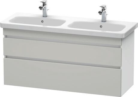 挂壁式浴柜, DS649800718 门板: 混凝土灰 哑光, 饰面, 主体: 白色 哑光, 饰面