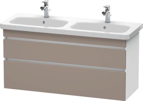 挂壁式浴柜, DS649804318 门板: 玄武岩色 哑光, 饰面, 主体: 白色 哑光, 饰面
