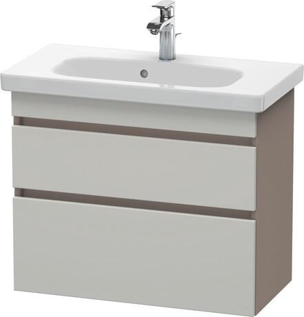 ארון אמבטיה תלוי על הקיר, DS649900743 חזית: אפור בטון מאט, עיצוב, גוף: בזלת מאט, עיצוב