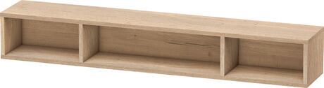 Shelf element, LC120005555 Marbled Oak, Highly compressed three-layer chipboard