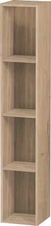 Shelf element, LC120505555 Marbled Oak, Highly compressed three-layer chipboard