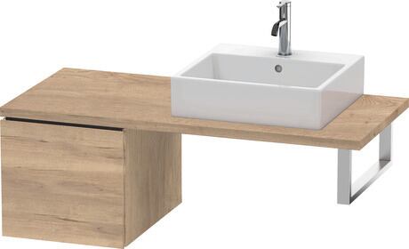 台面配套的矮浴柜, LC583105555 大理石色橡木 哑光, 饰面