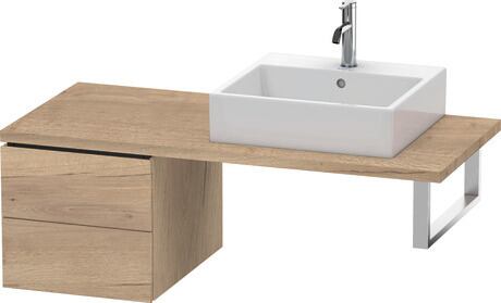 台面配套的矮浴柜, LC583605555 大理石色橡木 哑光, 饰面