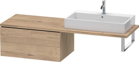 台面配套的矮浴柜, LC583905555 大理石色橡木 哑光, 饰面