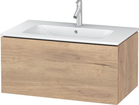 挂壁式浴柜, LC614105555 大理石色橡木 哑光, 饰面