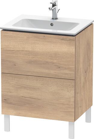 Gulvstående vaskeskab, LC662505555 Marmoreret egetræ Mat, Dekor