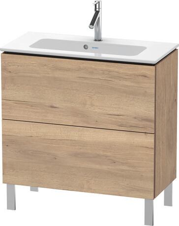 落地式浴柜, LC667405555 大理石色橡木 哑光, 饰面