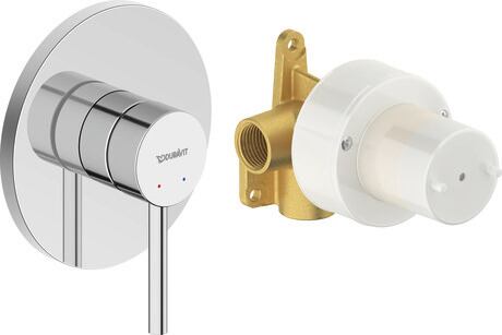 Circle - Single lever shower mixer for concealed installation