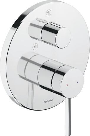 Circle - Single lever shower mixer for concealed installation