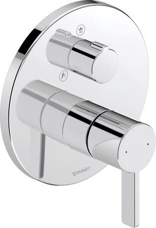 Single lever shower mixer for concealed installation, DE4210012