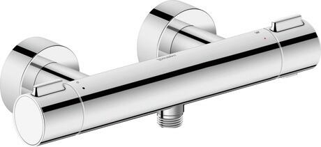 Thermostats - Thermostatic shower mixer for exposed installation 1000