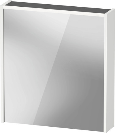 Mirror cabinet, DC7105R18182000 White, Hinge position: Right, Body material: Highly compressed three-layer chipboard, plug socket type: J