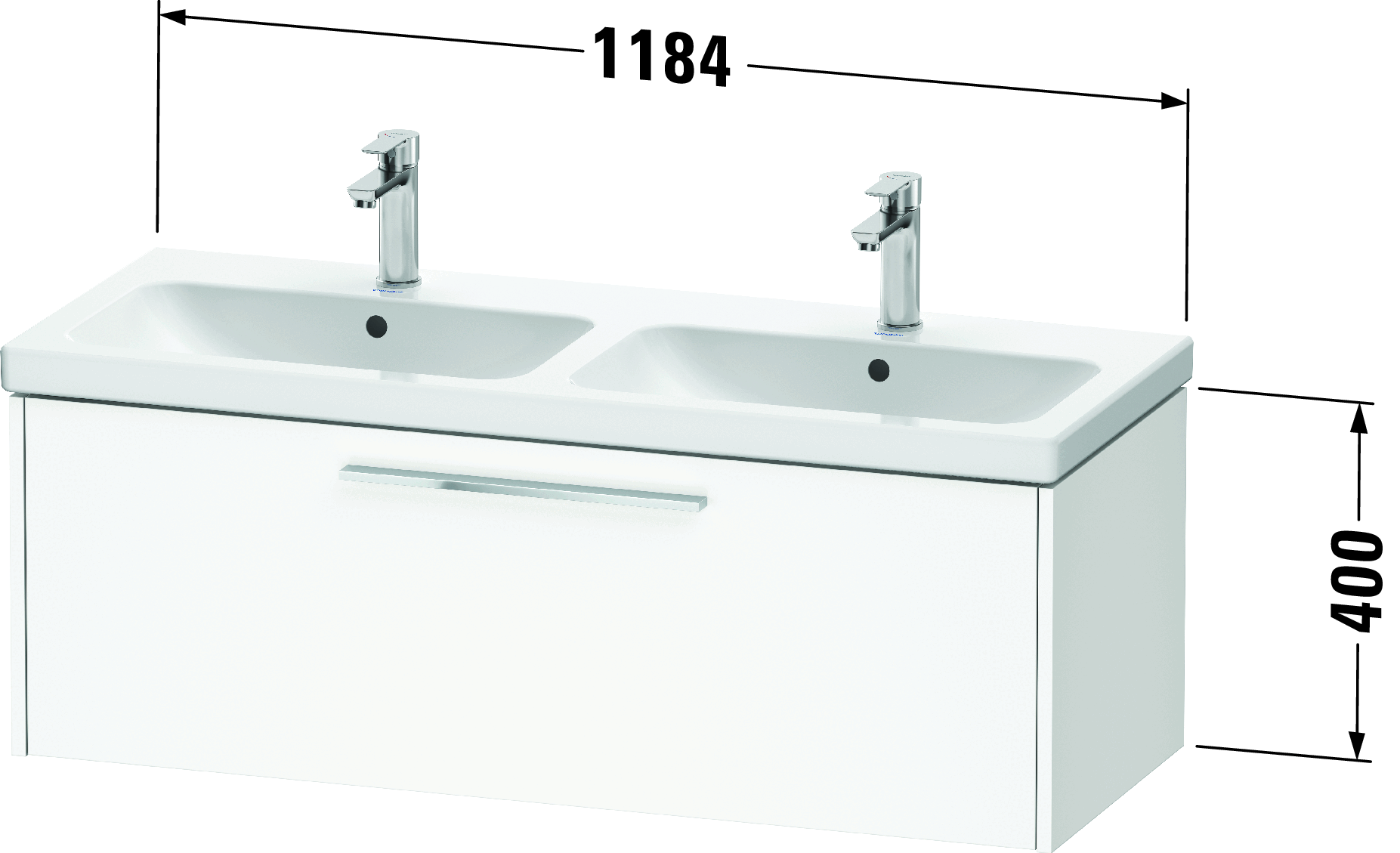 Vanity unit wall-mounted, DC4669