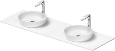 Washbasin with console, 2680053200 Round, Number of basins: 1, Number of washing areas: 1