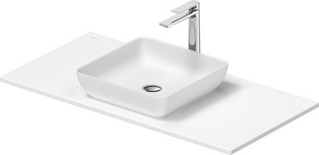 Washbasin with console, 2680083200 Square, Number of basins: 1, Number of washing areas: 1