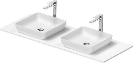Washbasin with console, 2680213200 Square, Number of basins: 1, Number of washing areas: 1