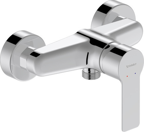 Single lever shower mixer for exposed installation, DC4230001010 Chrome