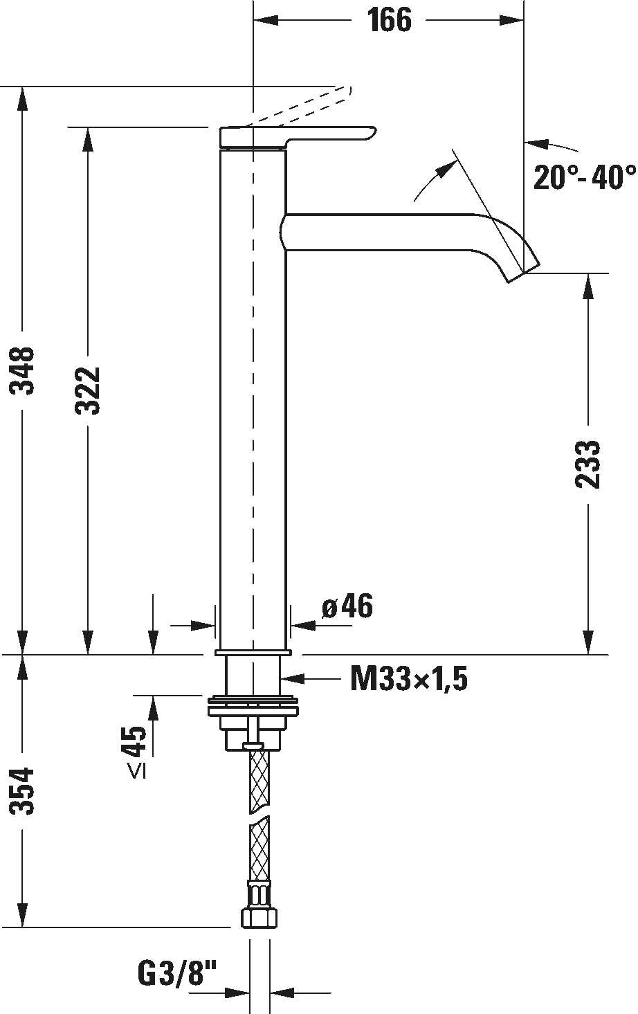 Single lever basin mixer XL FreshStart und MinusFlow, C11043002