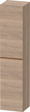 Tall cabinet, DE1328L04550000 Hinge position: Left, Marbled Oak Matt, Decor, Handle bronze